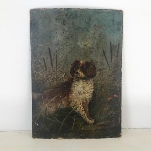Charming painting of a spaniel