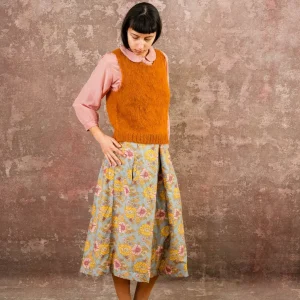 Sula Rowan silk cotton skirt
