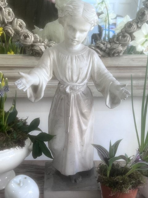 Vintage French statue - Image 2