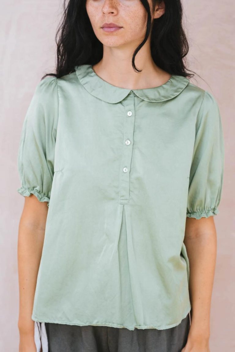 Sula - sweet blouse silk cotton satin