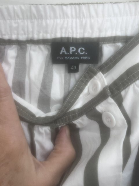 Preloved clothing - APC stripe skirt - Image 2