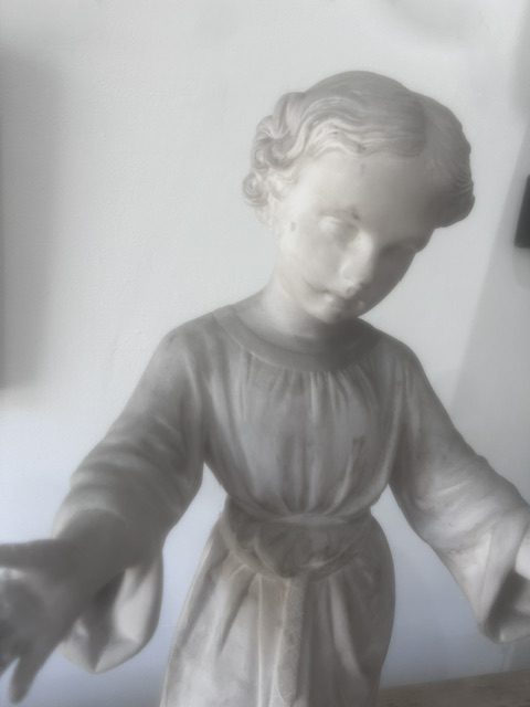 Vintage French statue - Image 2