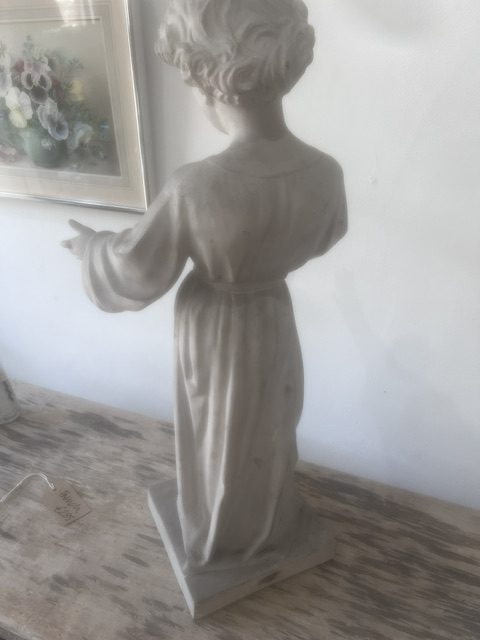 Vintage French statue - Image 4